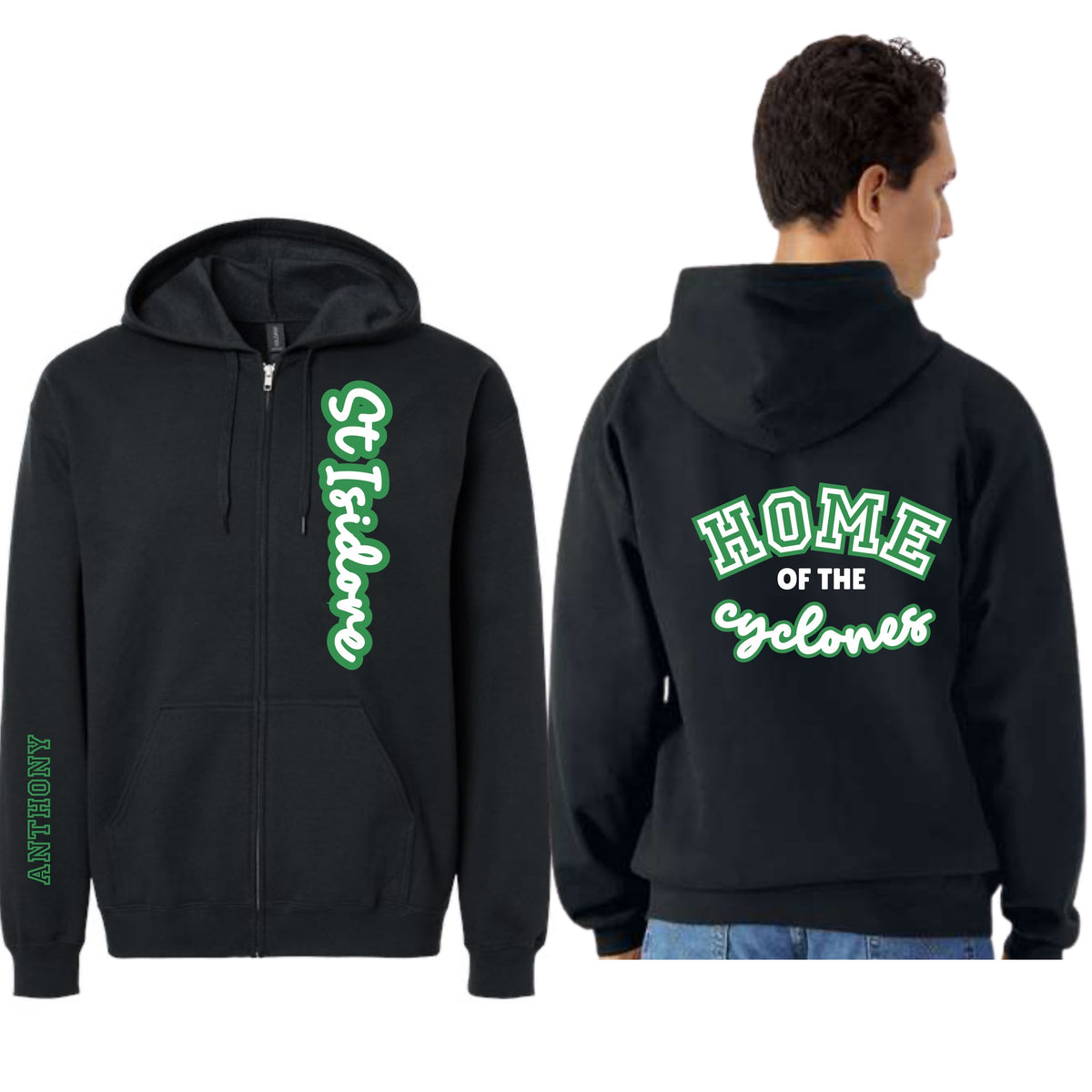 St Isidore Zip Up by TaylorMade Studio