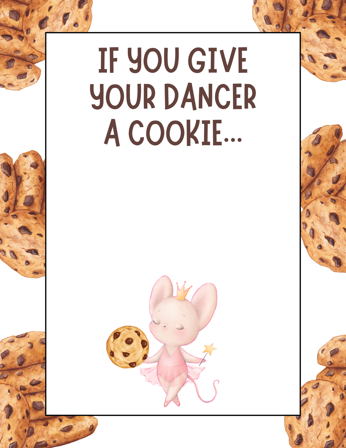 If You Give Your Dancer A Cookie Book by TaylorMade Studio, detail view