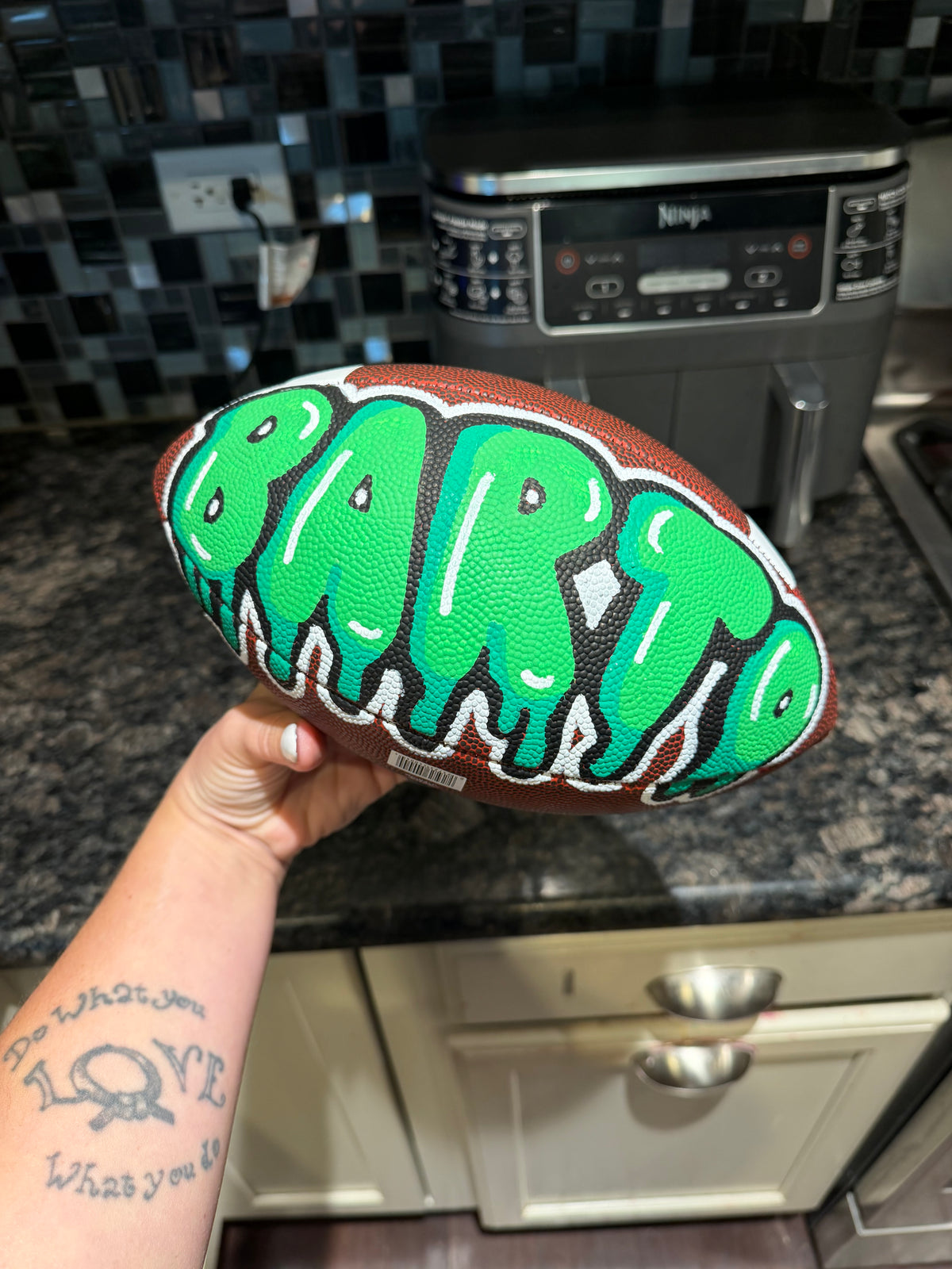 Hand Painted Football