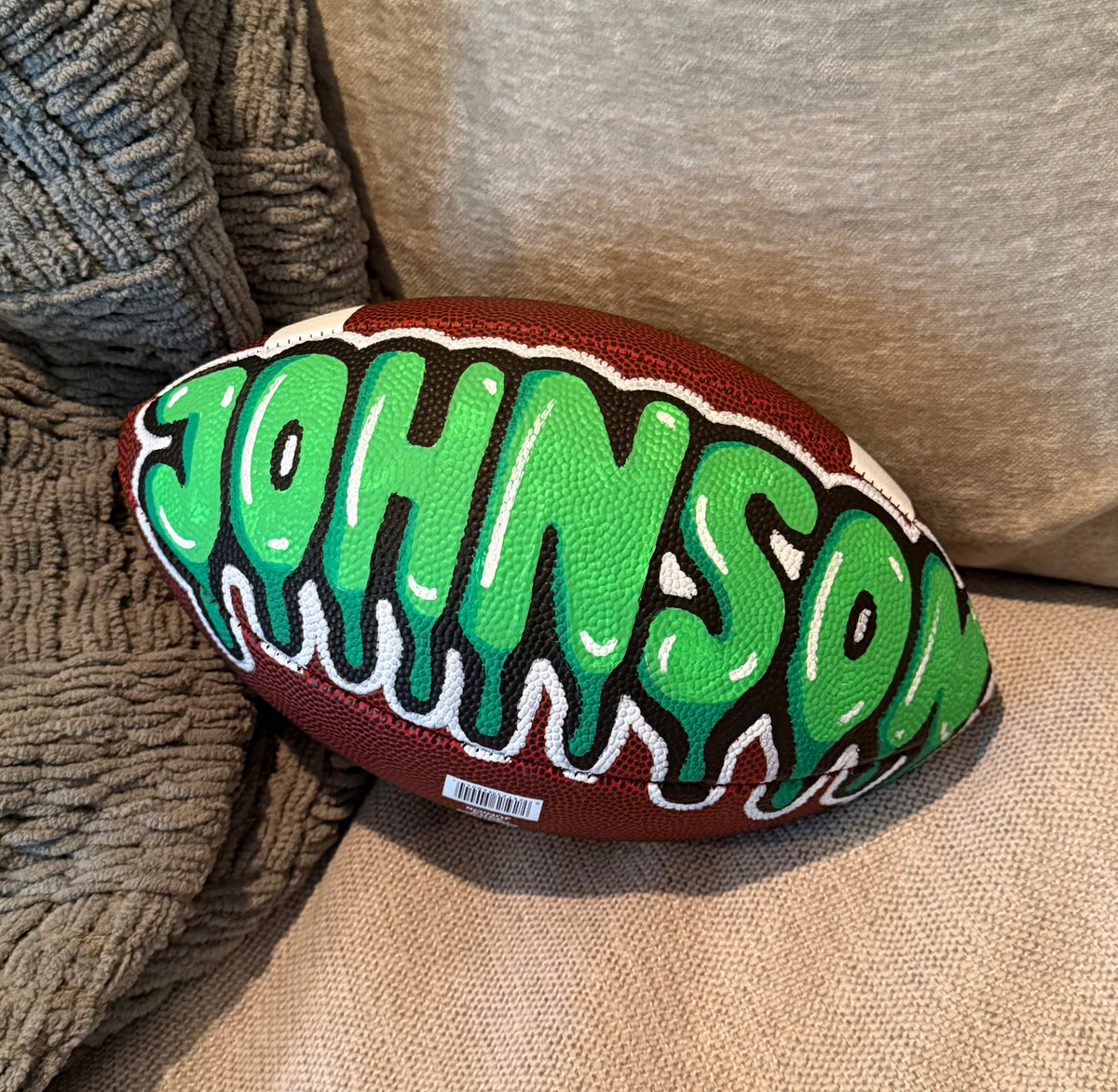 Hand Painted Football