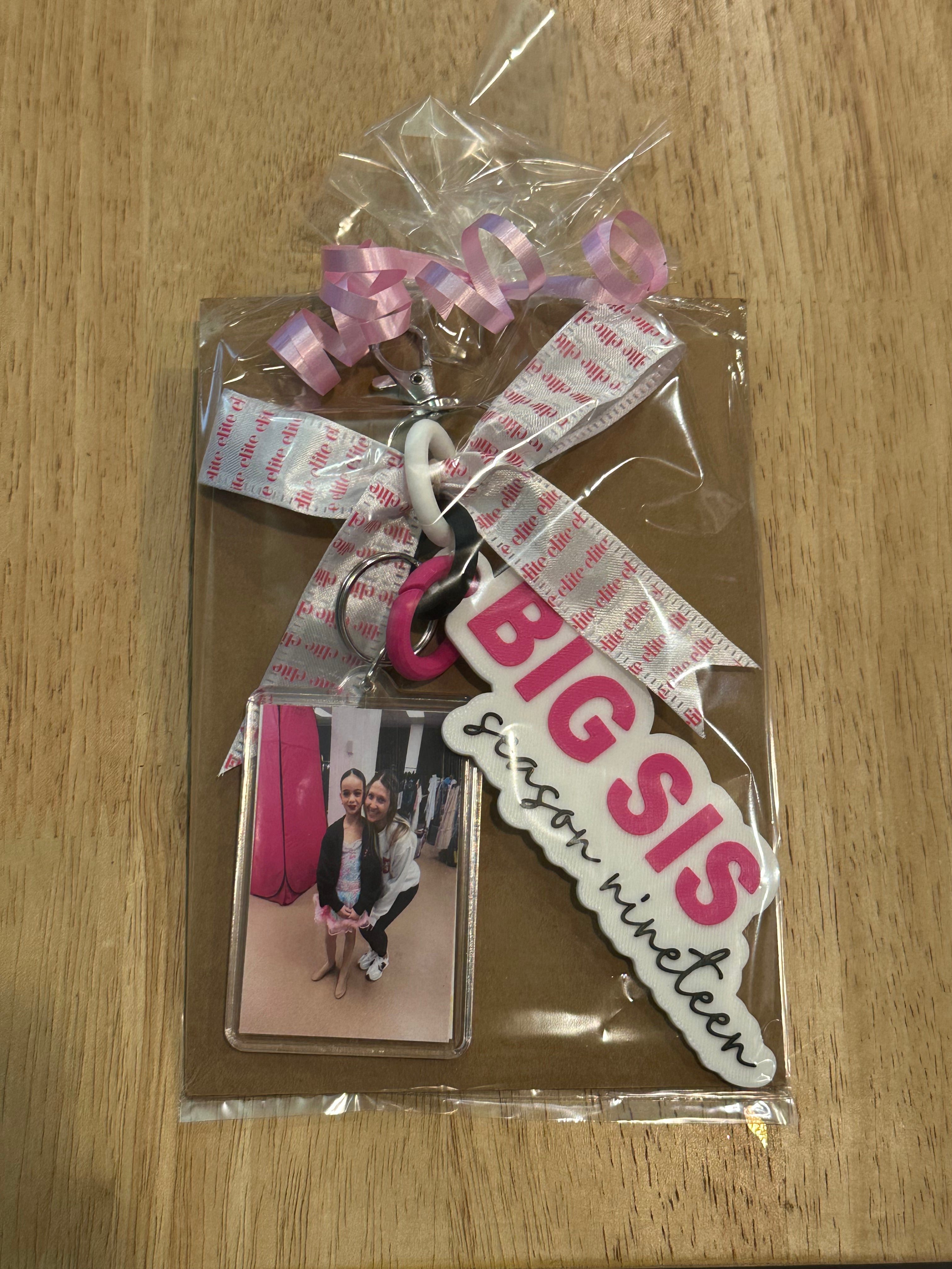 BIG SIS/ LIL SIS Keychain by TaylorMade Studio, styled view