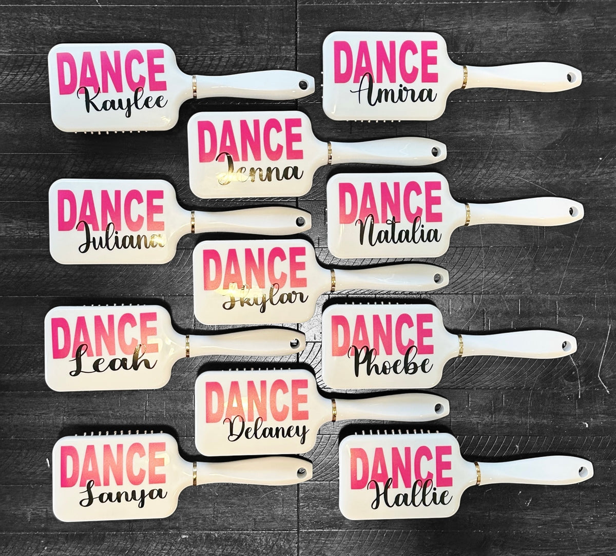Custom Dance Hair Brush by TaylorMade Studio