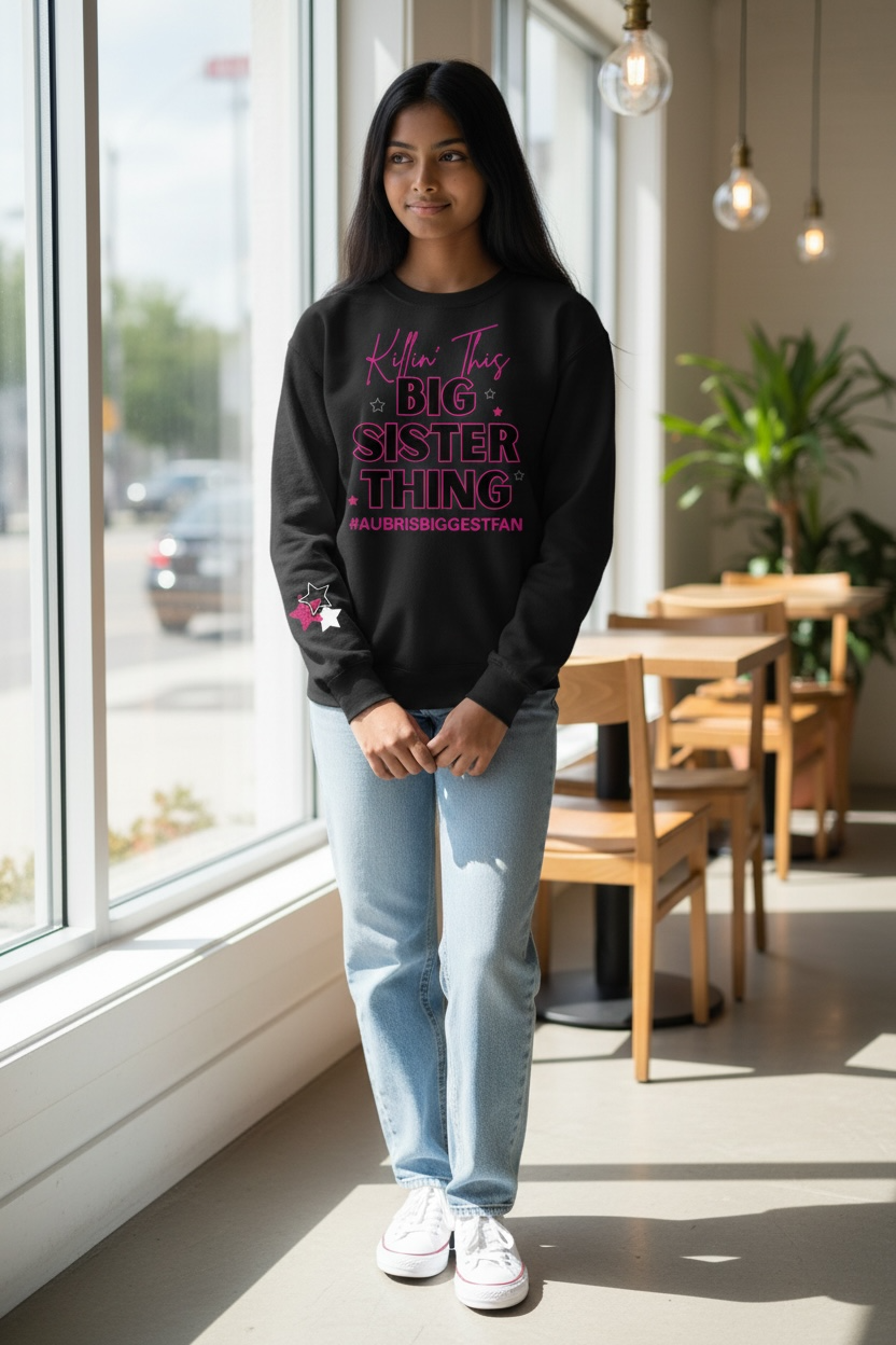 Killin This "big Sis" Thing Crew by TaylorMade Studio