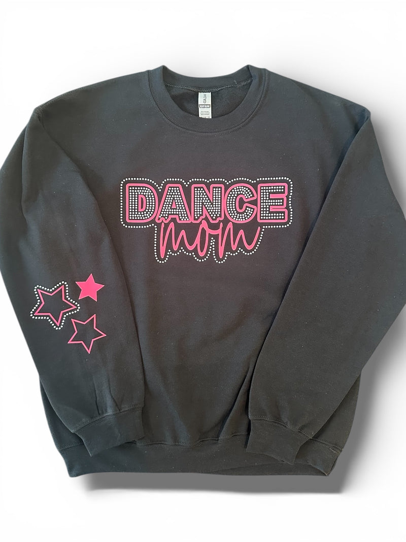 Custom Dance Mom Crewneck GLOW IN THE DARK by TaylorMade Studio, front view